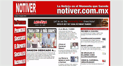 Desktop Screenshot of notiver.com.mx